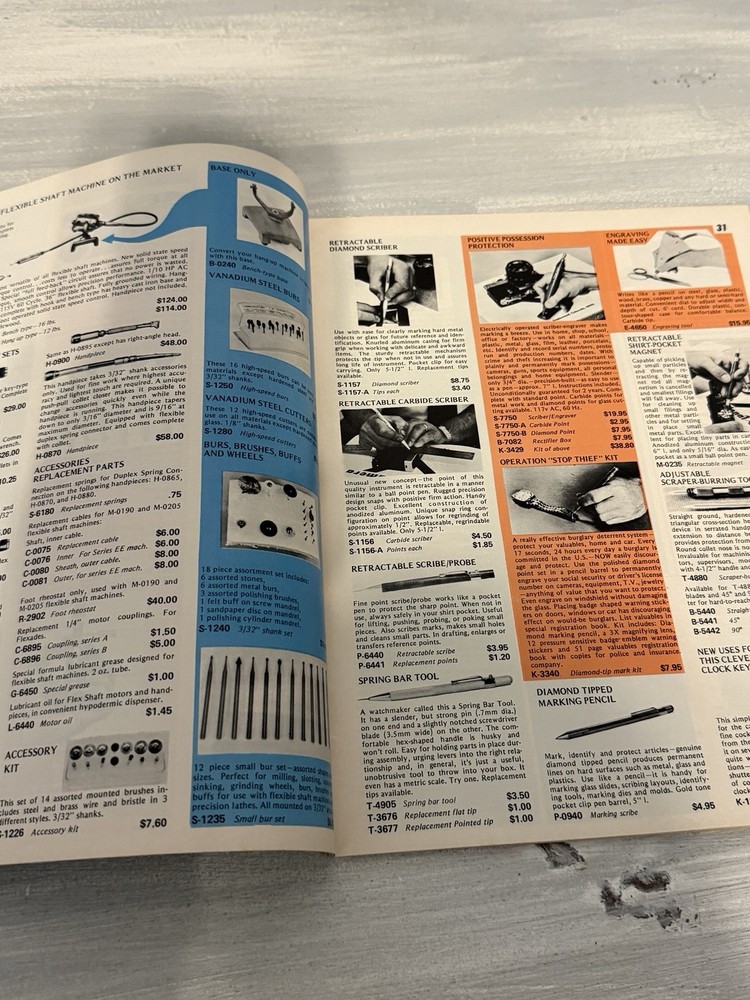Flasher 1977 Catalog Shopping Center For Small and Precision Tools