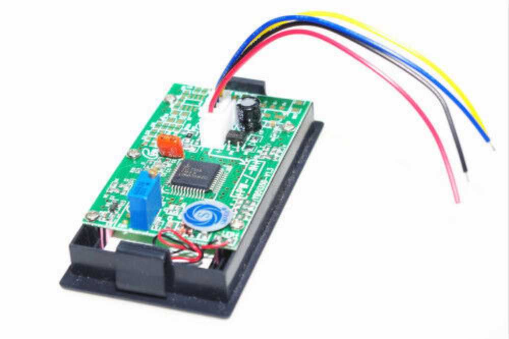 AC/DC Powered 4 Wire DC 0-200mV LCD Panel Volt Meter Voltmeter YB5135D