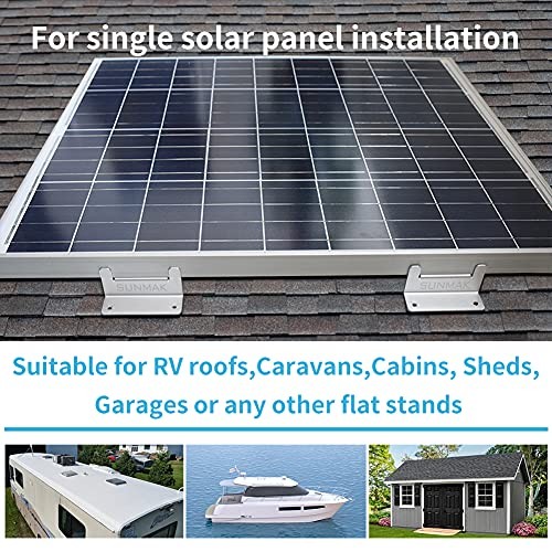 16 Units per Set Solar Panel Mounting Z Brackets, Solar Panel Mounting