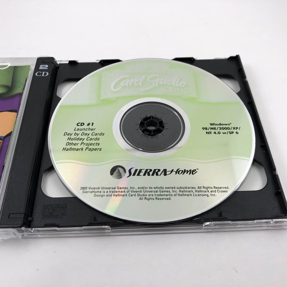 HALLMARK CARD STUDIO 2003 For WIN 98/2000/XP CD-ROM