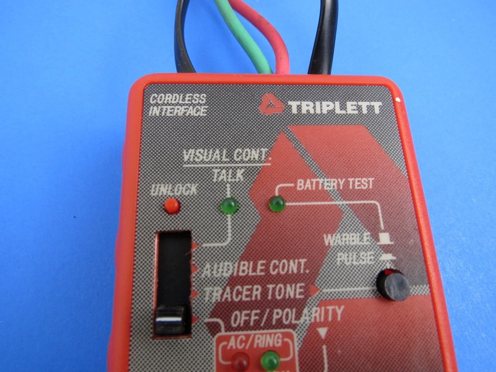 TRIPLETT FOX 2 Line Cable Wire Tracing Device