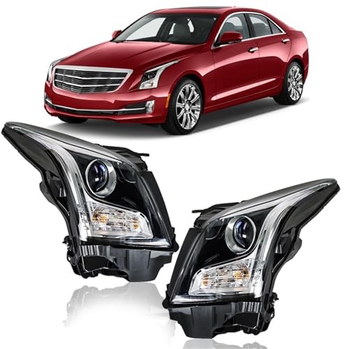 Headlights Assembly Replacement for ATS 2013-2018 Driver and Left & Right Side