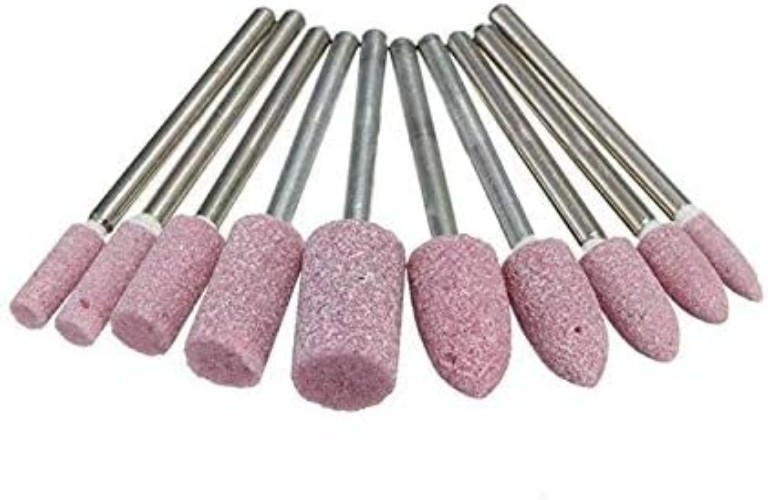 10-Pc Dremel Grinding Wheel Set - 1/8" Shank, Medium Grit for Precision Work