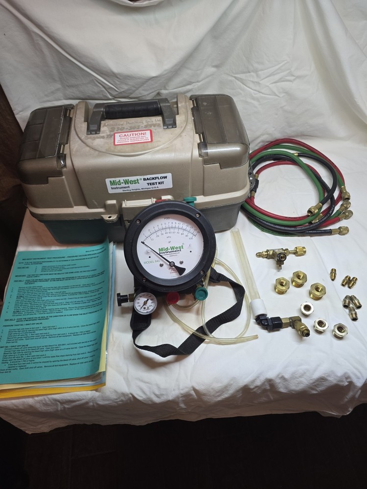 Used - Midwest Model 845-5 Backflow Test Kit