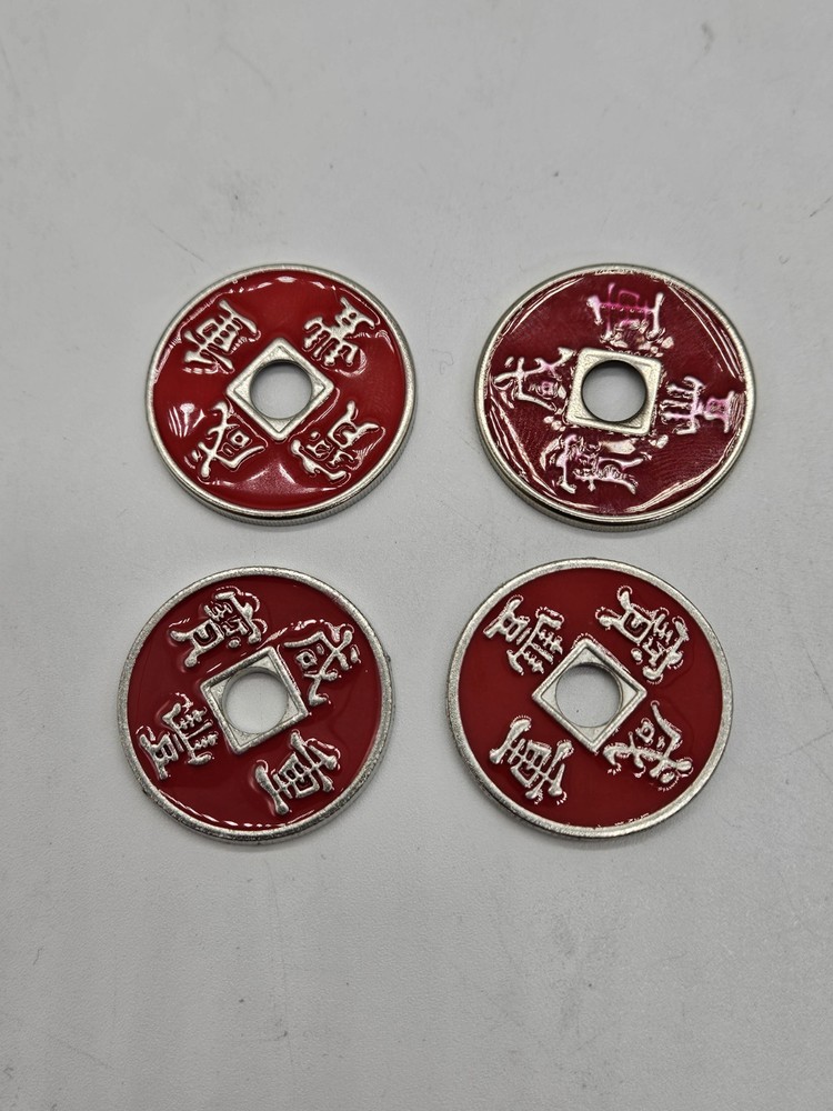 Chinese Coins Expanded Shells - Vanish Transportation Coin Shell Magic Set