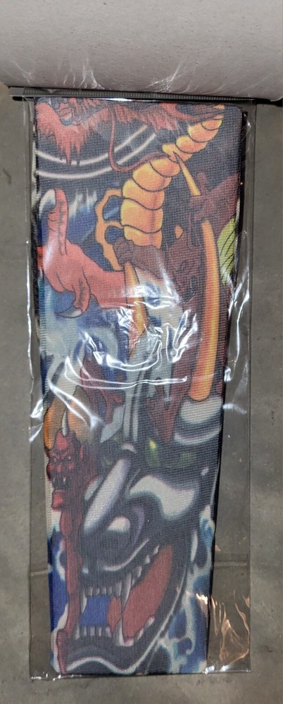 Devil Wolf Print Full Arm Tatoo Sleeve