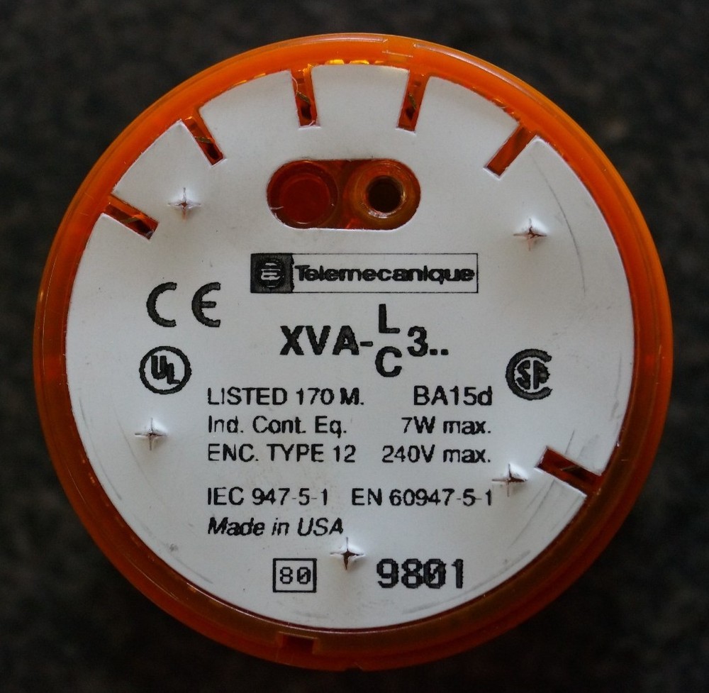 Telemecanique Stackable Indicator Light XVA-C35 220VAC 7W