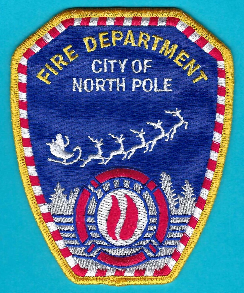 NORTH POLE ALASKA FIRE RESCUE PATCH NEW STYLE