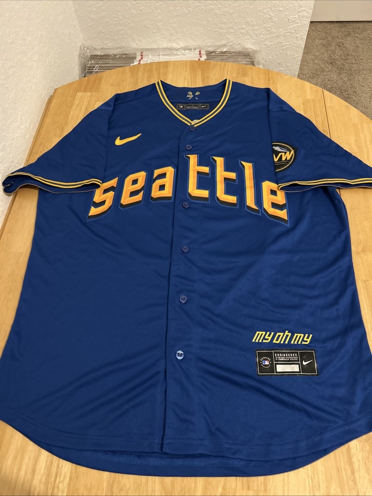 Logan Gilbert Seattle Mariners Autographed Jersey JSA Certified