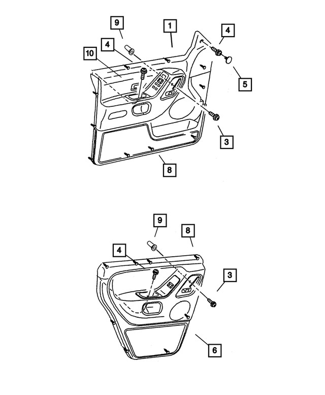Genuine Mopar Nut 6505201AA