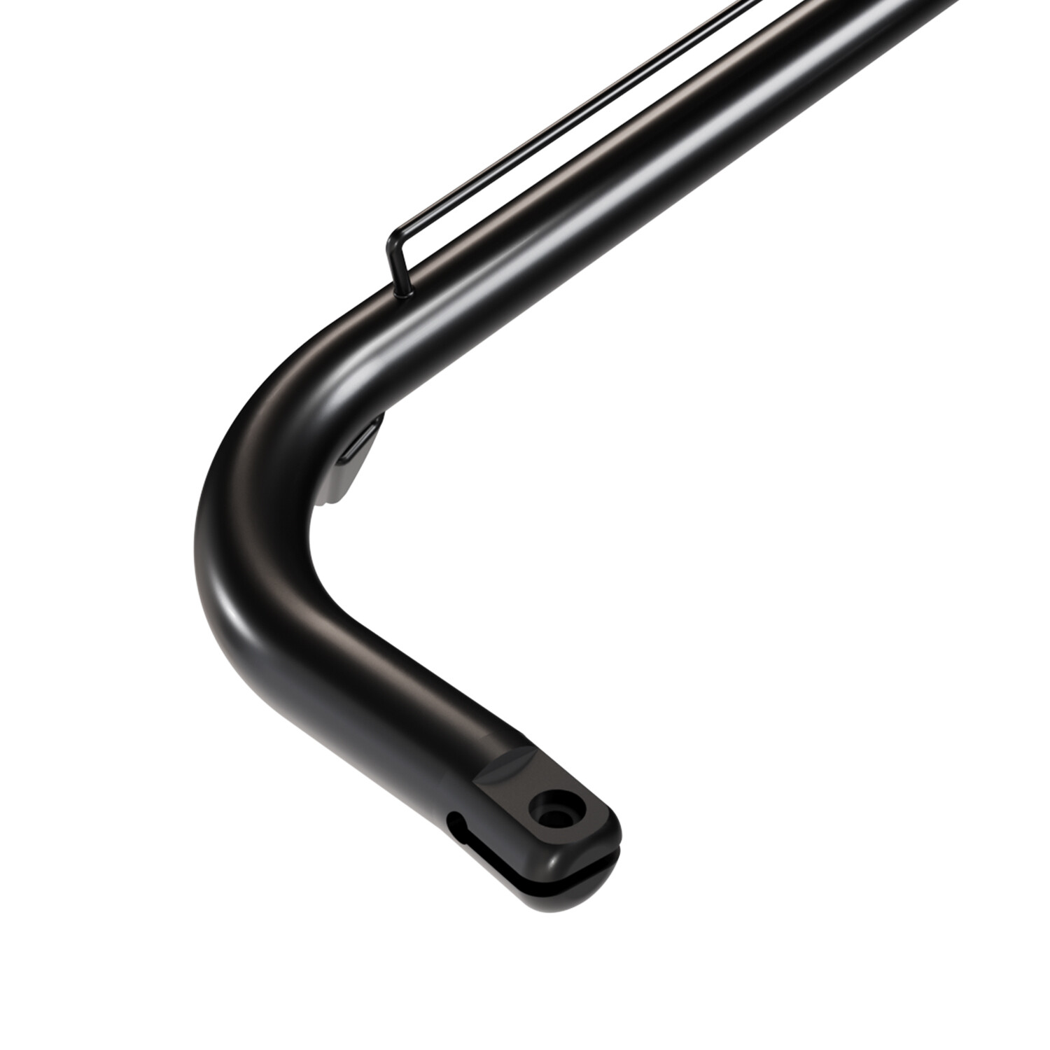 49" Black Universal Stainless Steel Racing Safety Seat Belt Roll Harness Bar Rod