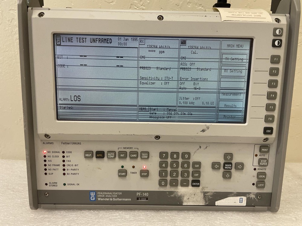 WG WANDEL & GOLTERMANN PF-140 ERROR ANALYZER