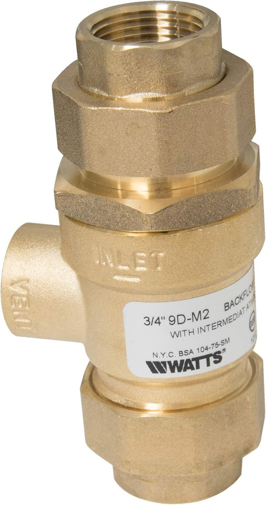 Regulator 61888 9D 3/4" 3/4" Backflow Preventer Sweat