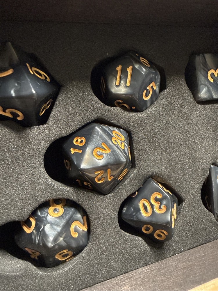 Custom Handmade Dice Set D&D