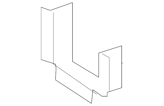 Passenger Side Front Compartment Inner Side Rail Front Reinforcement (23258729)