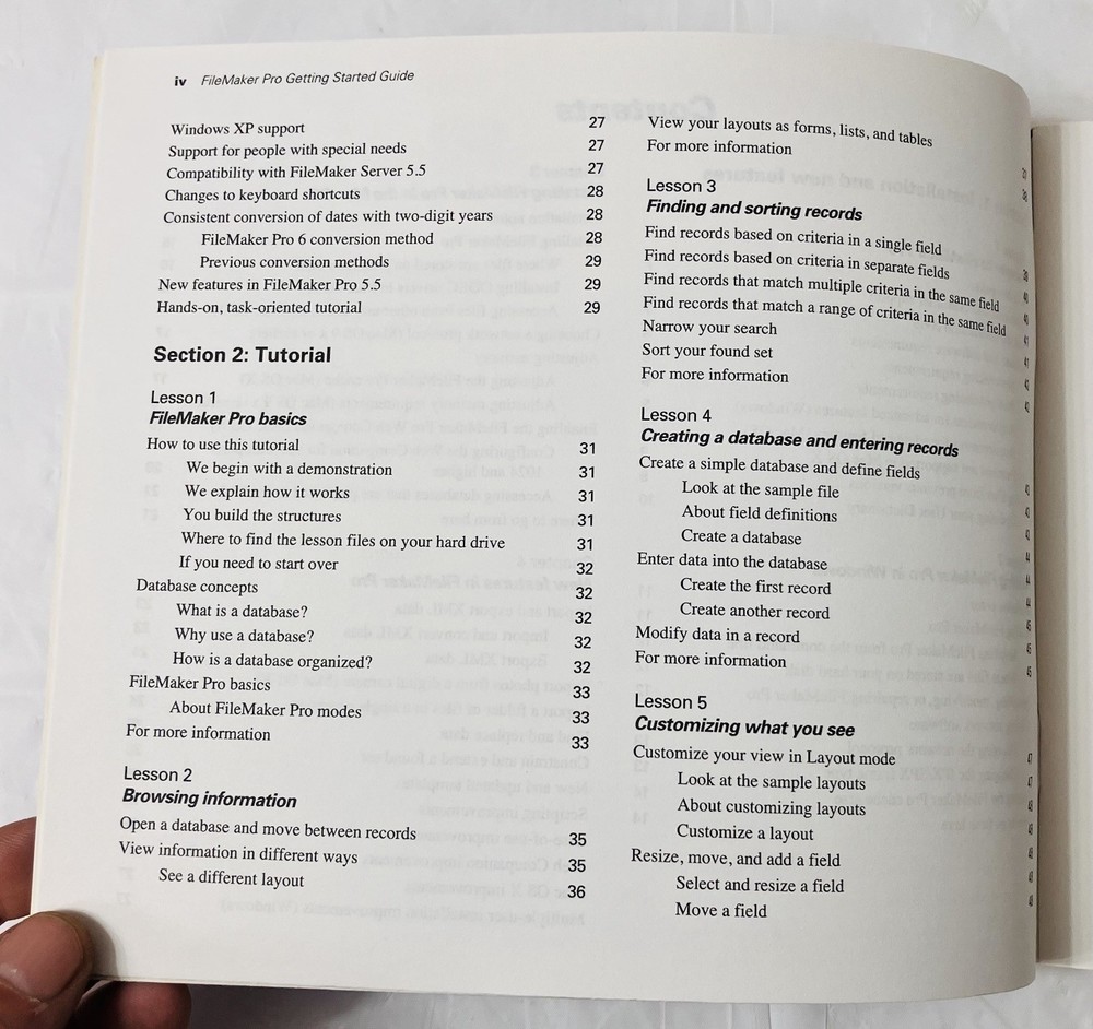 File Maker Pro 6 Getting Started Guide | Vintage User Manual Only | No Software