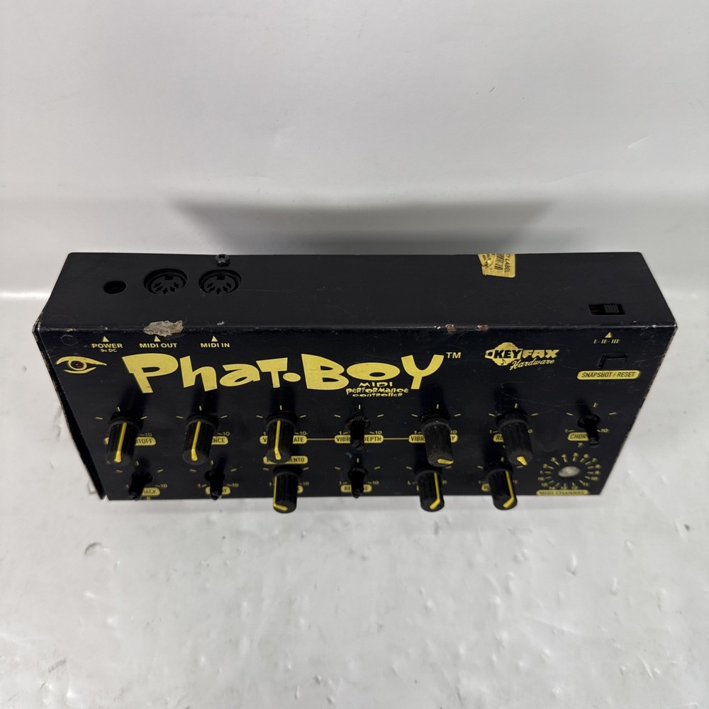 (AS-IS READ) Phat boy Midi Controller KeyFax Hardware