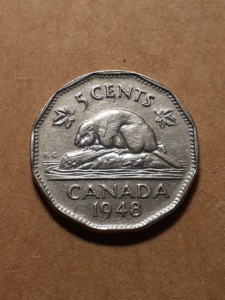 1948 5 CENTS CANADA