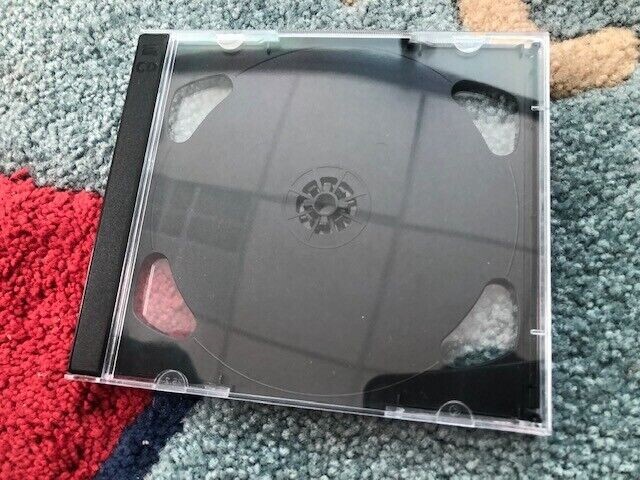 2 New Top Quality RARE BRILLIANT Double 2-CD Jewel Cases w/Black Tray BR2CDBLK