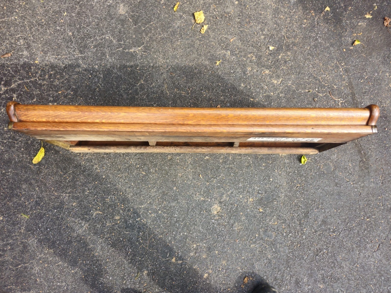 Globe 17in X 41.5in Ogee Tiger Oak Stacking Office File Top