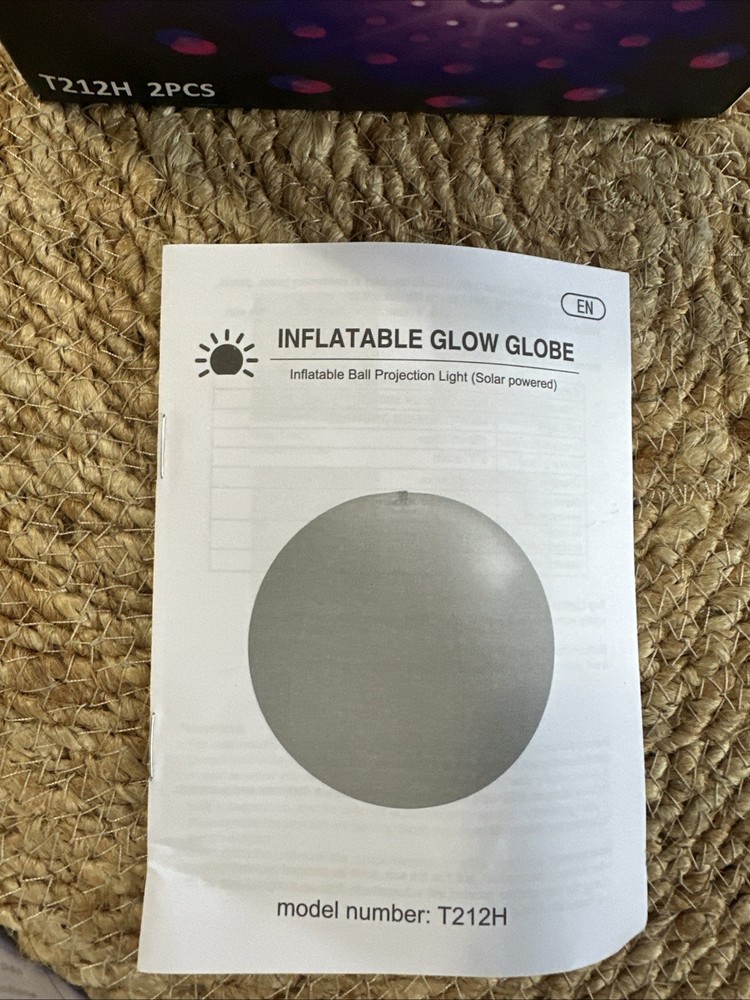 Inflatable Glow Globe Model Number T212H