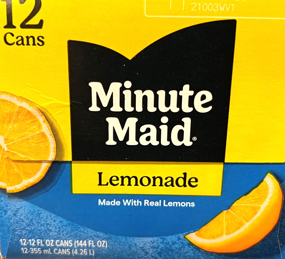 Minute Maid Lemonade 12 pack