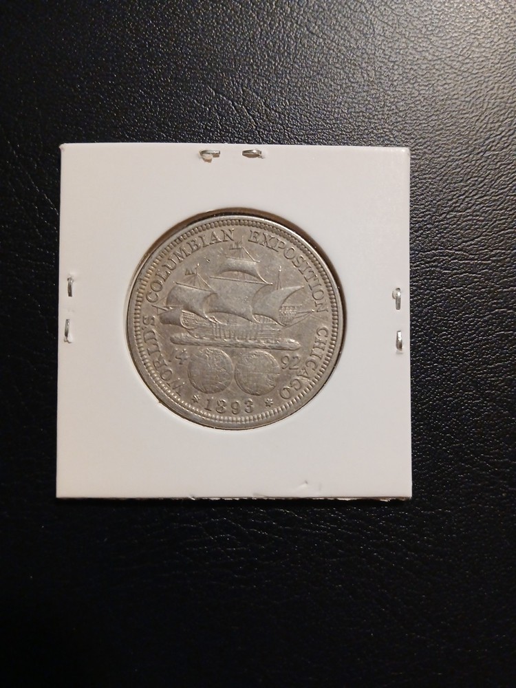 1893 Columbia Exposition Commemorative Half Dollar 90% Silver