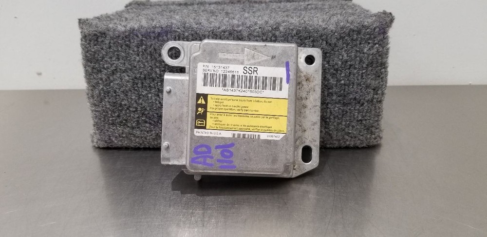 04 CHEVY SSR SRS CONTROL MODULE 12246615