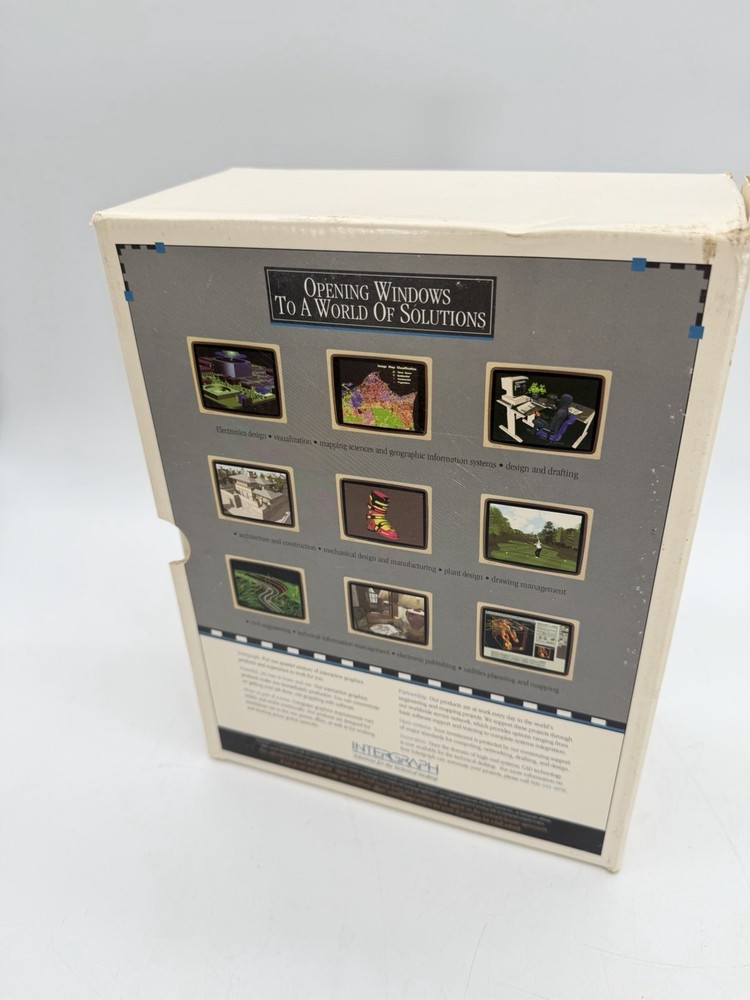 Vintage Intergraph MicroStation V5 CAD Software Reference Guide Book Set RARE