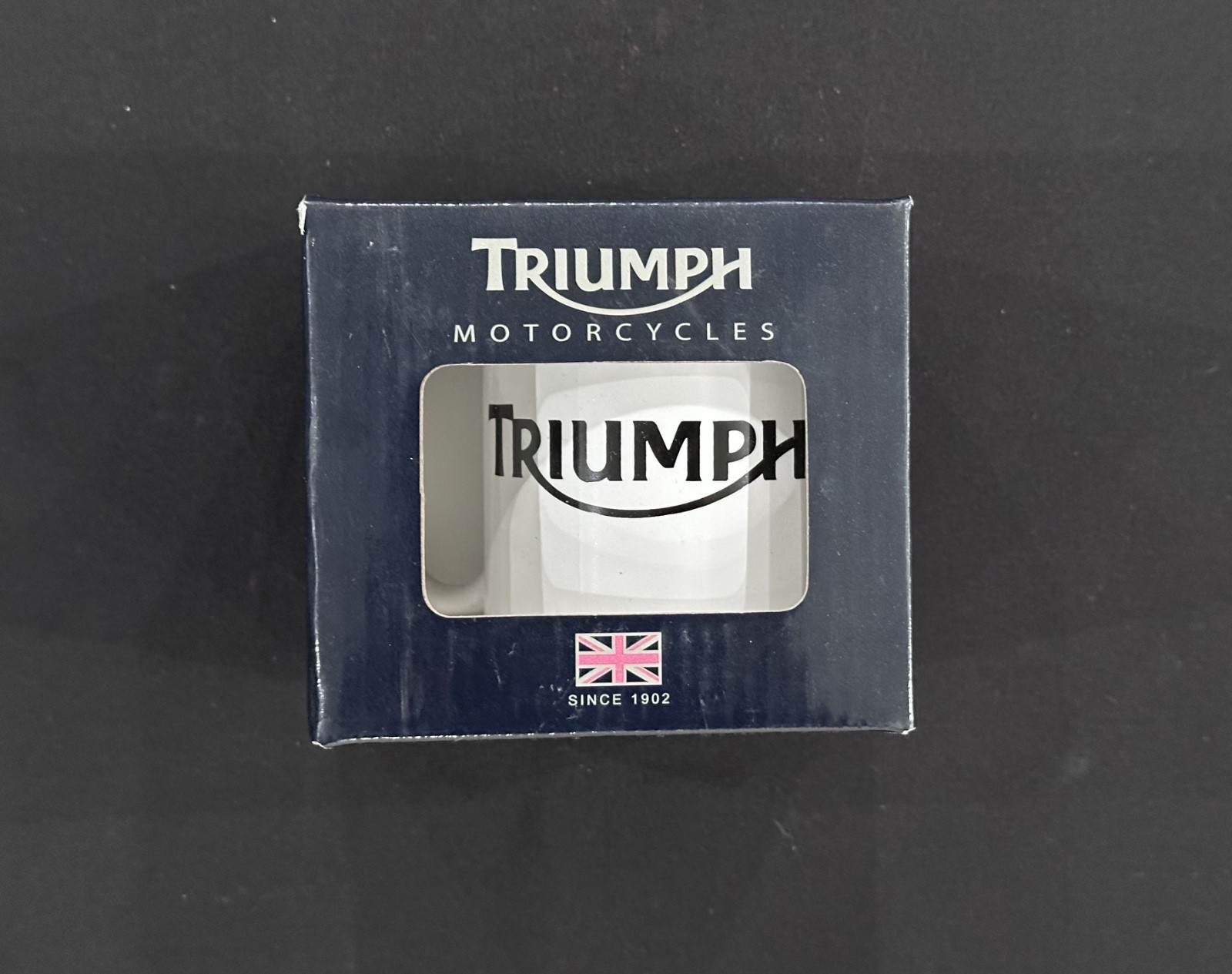 Lot of 2 Triumph Motorcycle Coffee Cups (NIB)