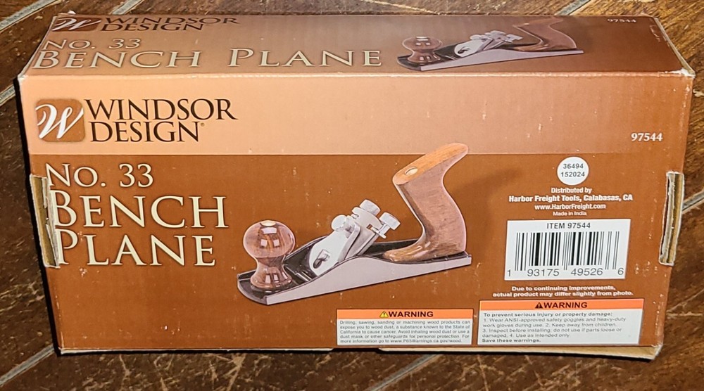 Windsor Design No. 33 BENCH PLANE with Fixed Mouth #97544