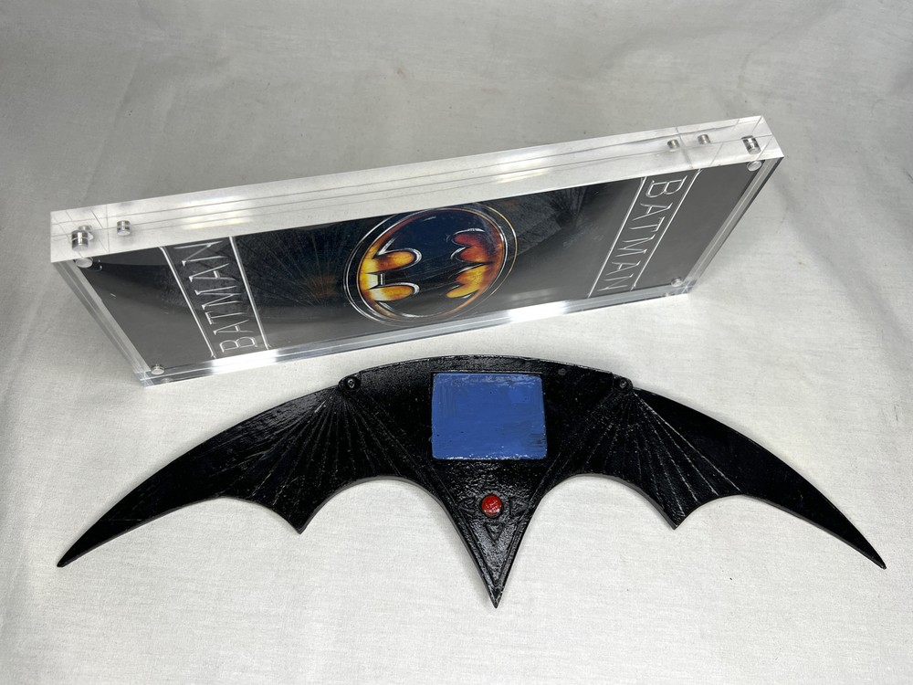 Batman Returns Batarang, Display Plaque, Solid Resin, Real Prop Replica