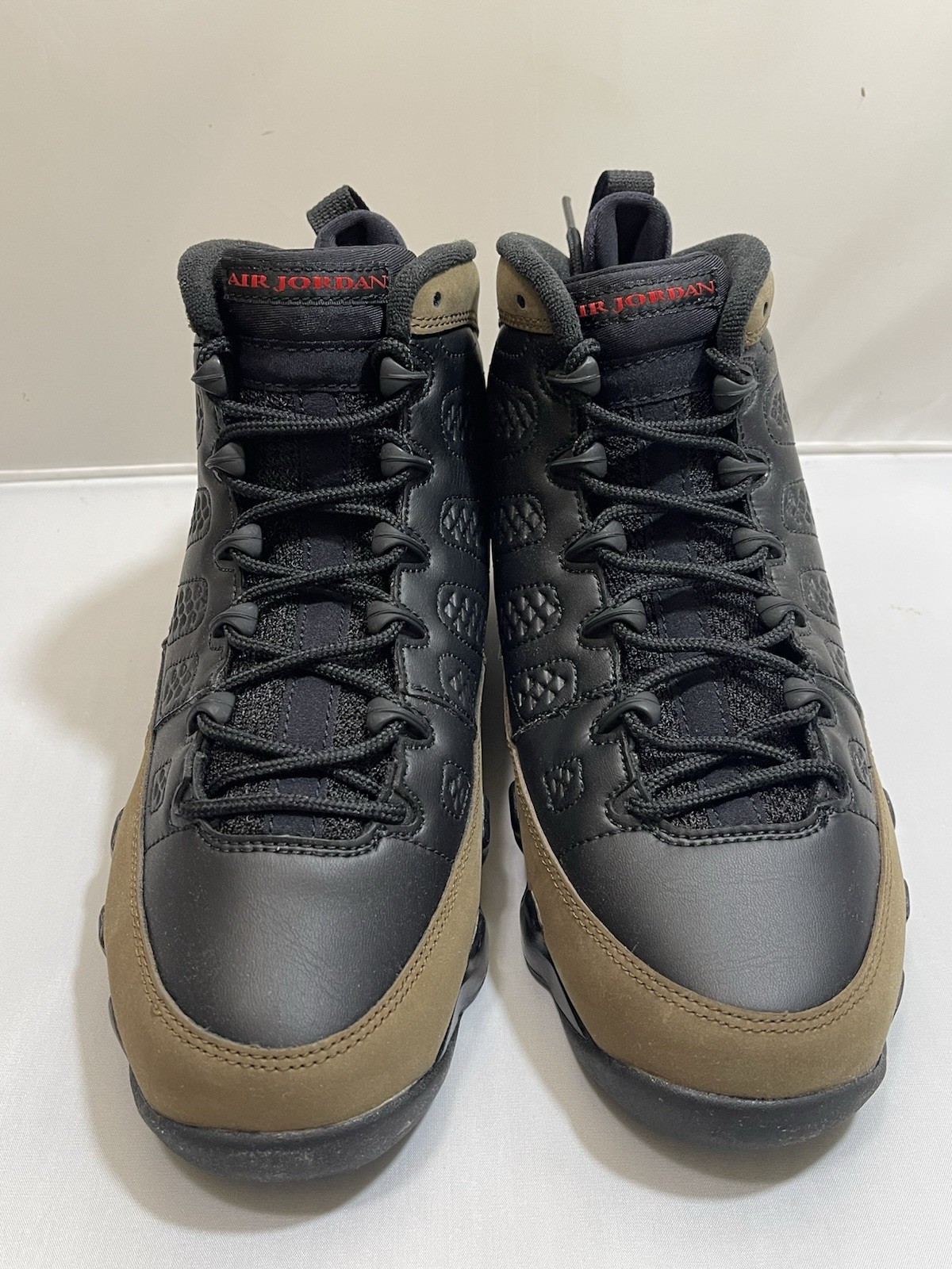 Nike Air Jordan 9 Retro GS Black/True Red Light Olive HV4574-030 Boys Size 7Y