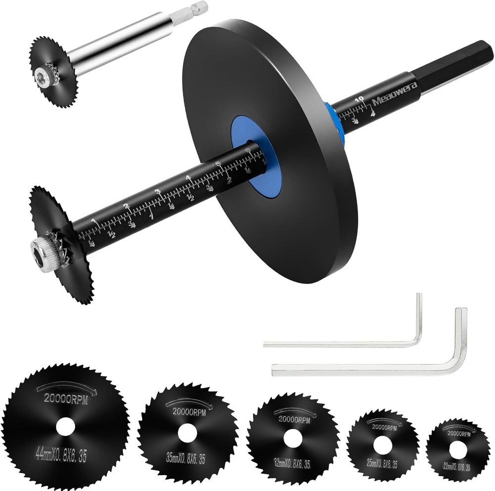 MeaoweraPVC Pipe Internal Cutter Set – 360° Rotating Pipe Cutting Tool with A