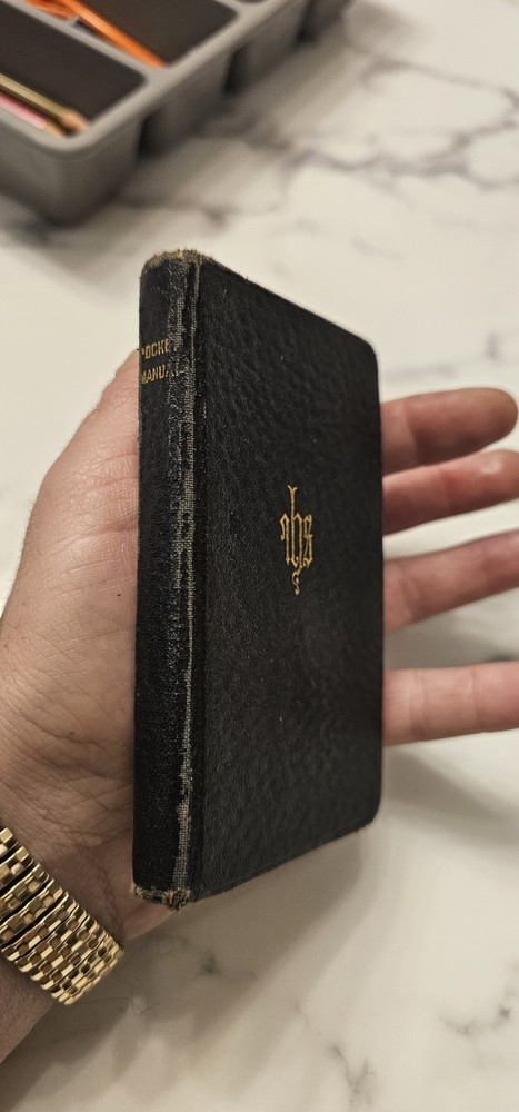 Antique Catholic Prayer Book Dated 1891