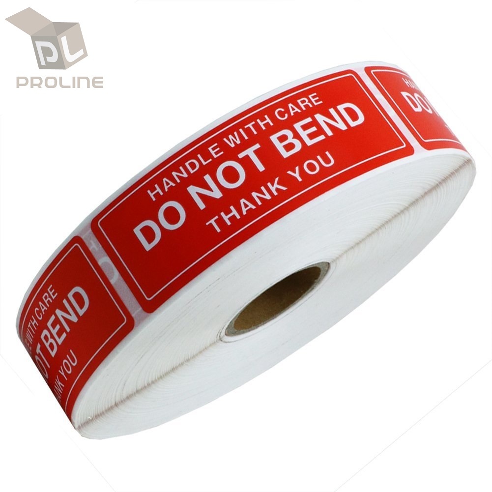 One Roll 1000 1 x 3 DO NOT BEND HANDLE WITH CARE Stickers Labels Easy Peel