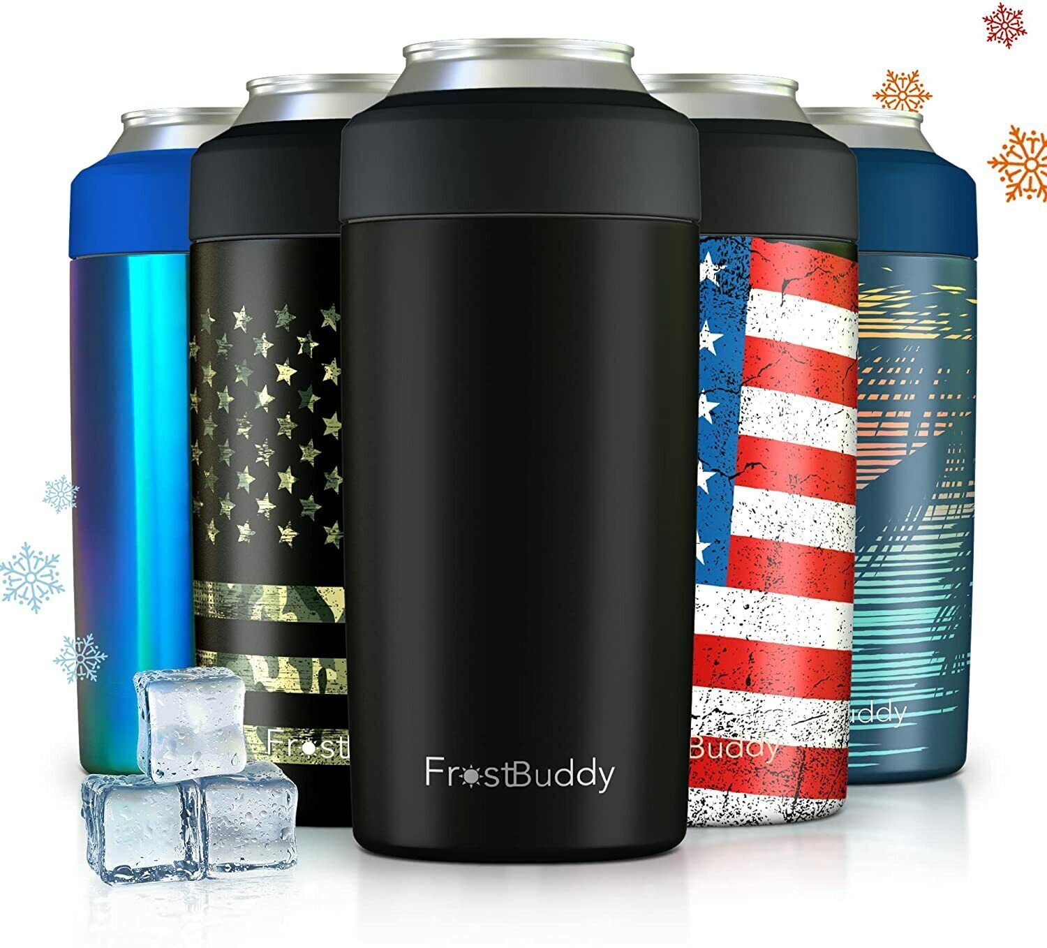 Frost Buddy​ Universal Buddy Stainless Steel Insulated Can Cooler