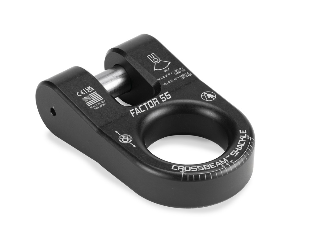 Factor-55 00054-04 Crossbeam Shackle BLACK