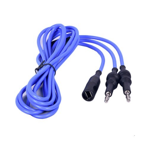 laparoscopic bipolar cable silicon material 3m length for 5mm reusable forceps