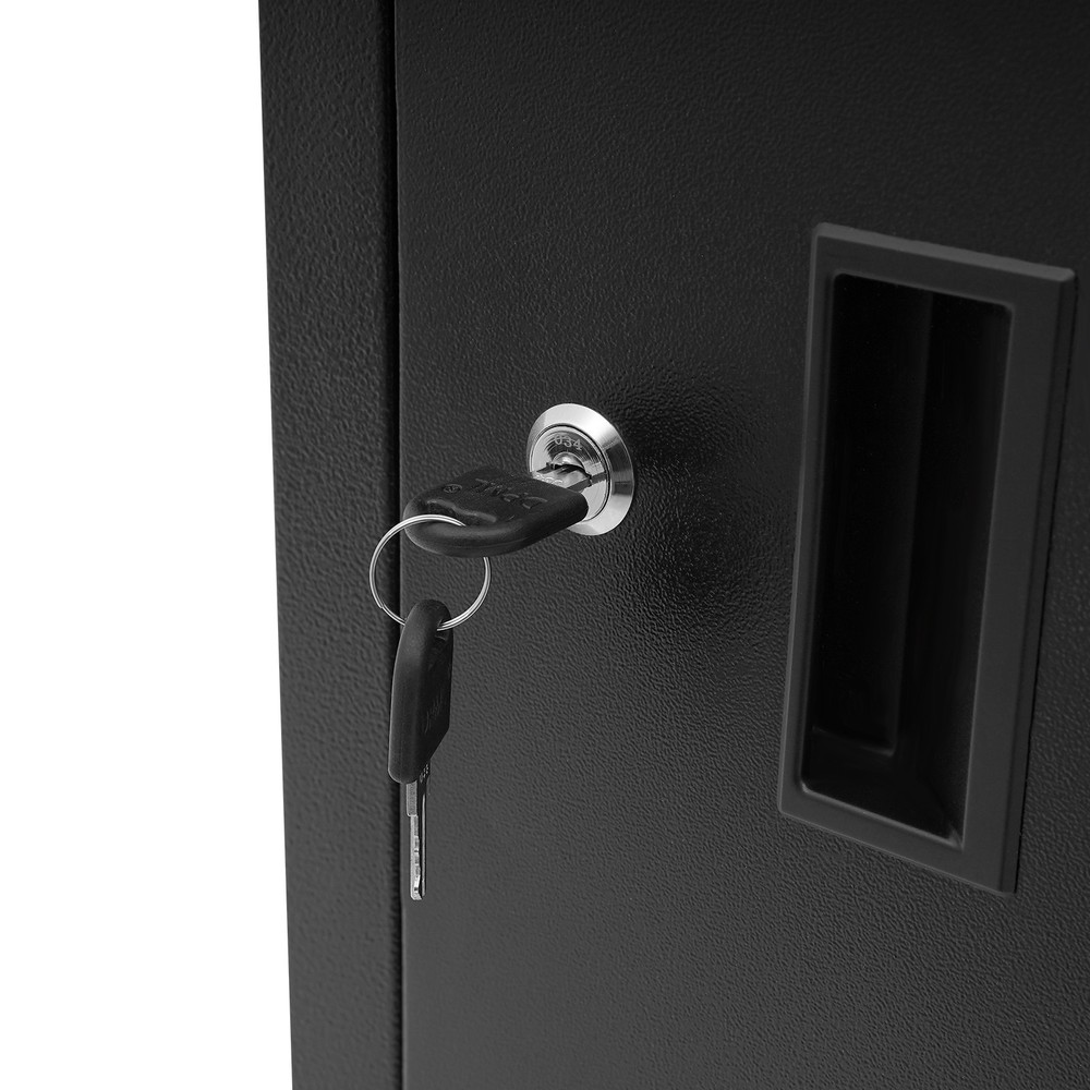 Wall-Mounted Parcel Drop Box, Package Delivery Box, Large Mail Box with Key Lock