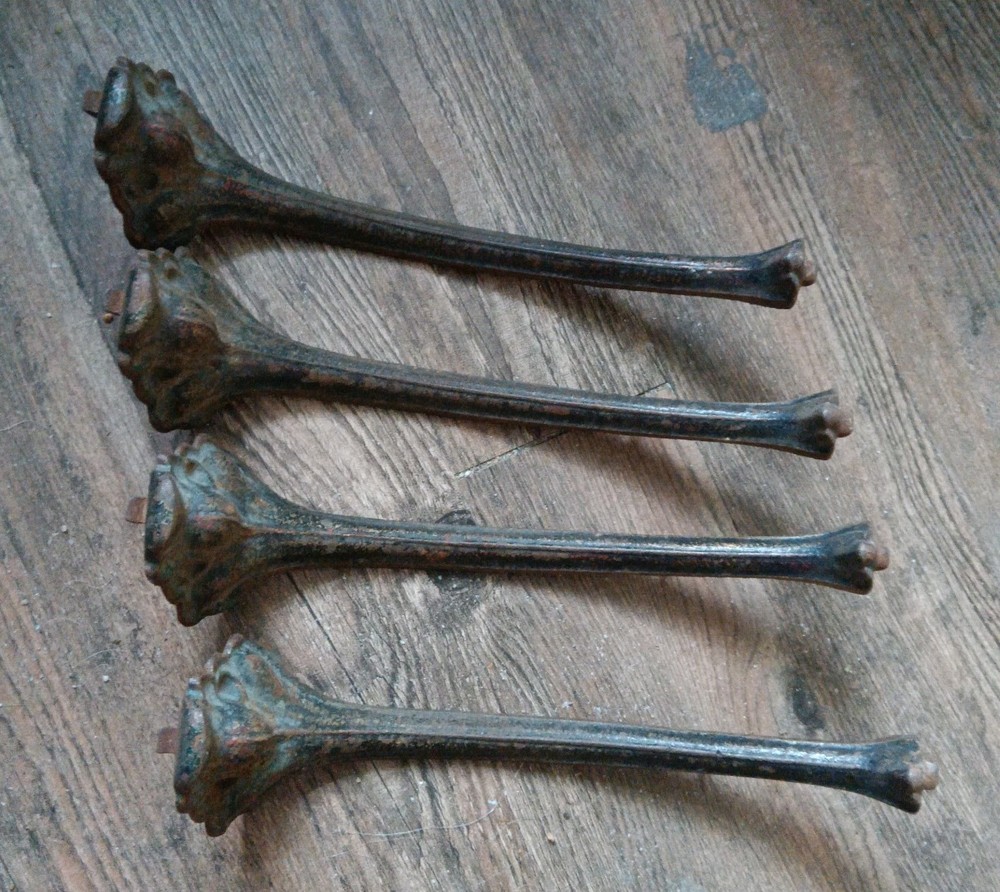 Antique Cast Iron Rustic Vintage Scroll Shelf Support, Table Legs?