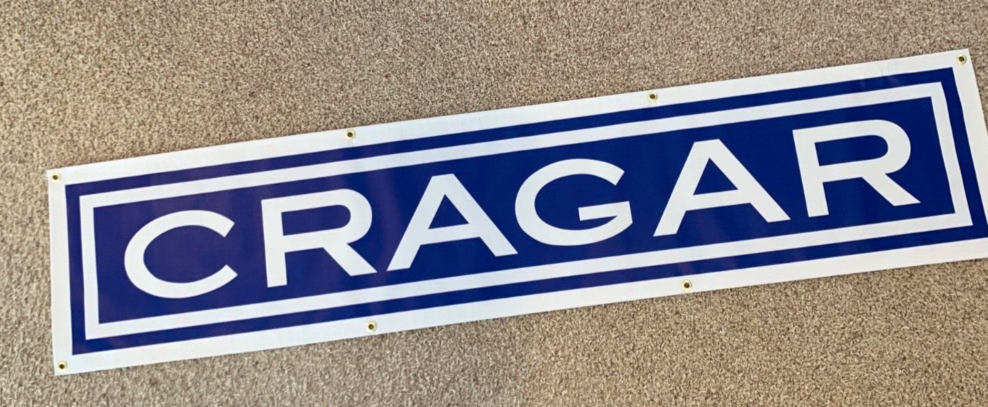CRAGAR Garage Banner Sign (Large 16"x72")