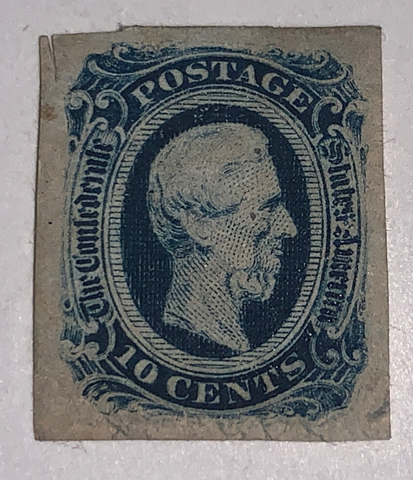 Travelstamps: US Stamps CONFEDERATE CSA SCOTT #11 MINT NG 10 cent