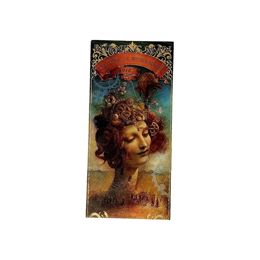 Burning Man Ticket Torn Used  Stub 2016 DA VINCI'S WORKSHOP