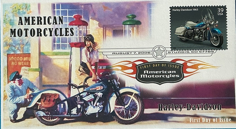 BDAOCITW KSC Cachets 4088 Harley Davidson Motorcycle DCP Error