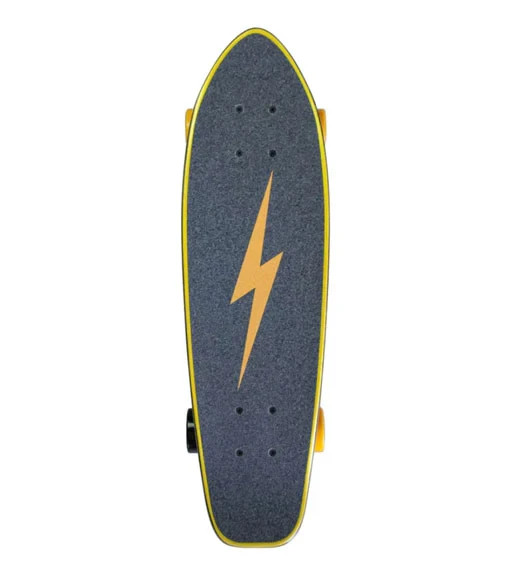 Dusters California 25" Bird Bolt Lightning Cruiser Skateboard Complete - Yellow