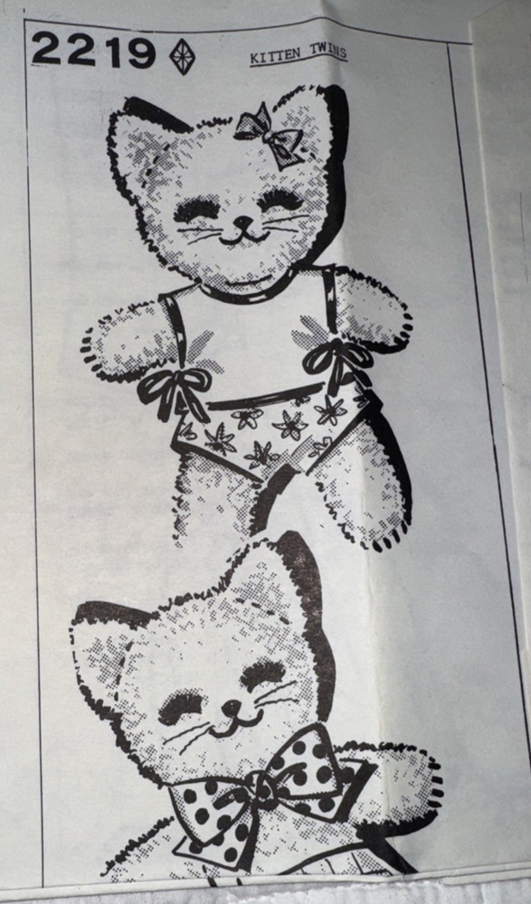 Vintage Plushy, Stuffed Mail Order Patterns ~Original~