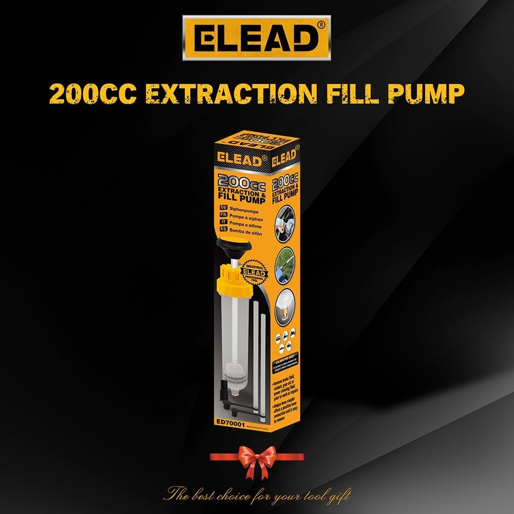 ELEAD 200CC Siphon Pump, Oil Extractor Pump