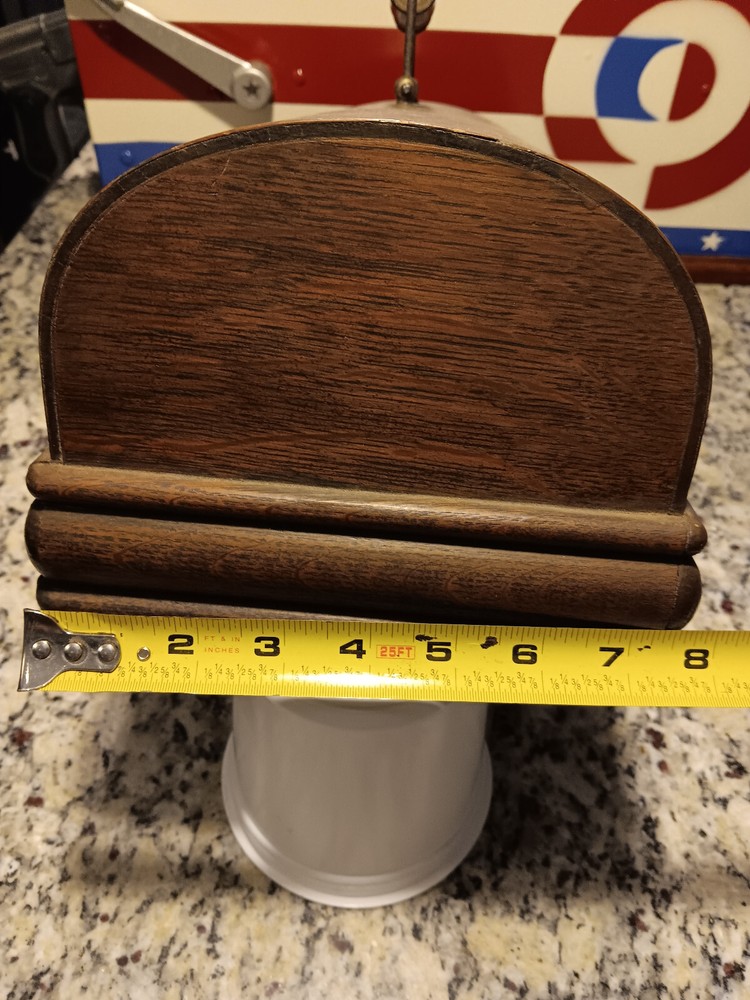 Edison Home Phonograph Longbox Lid Original Part + Hardware, Excellent Condition