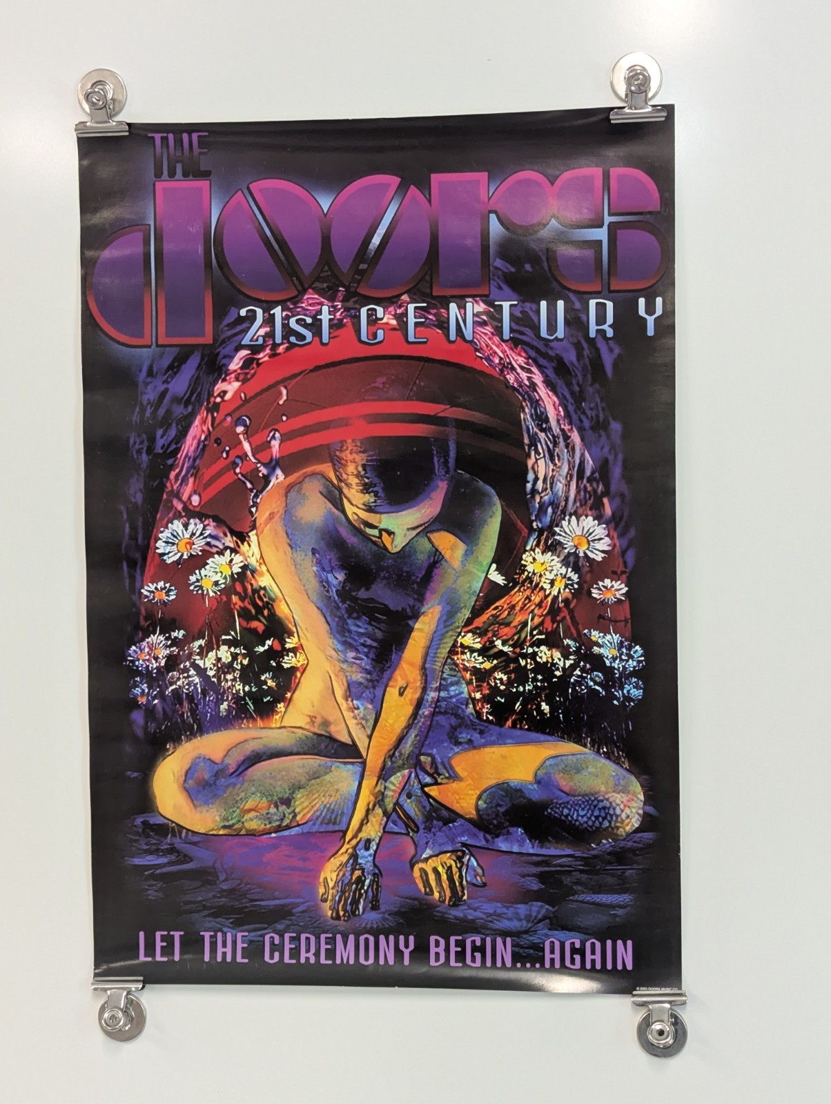 The Doors Of The 21st Century Promo Poster "Let The Ceremony Begin Again" 2003